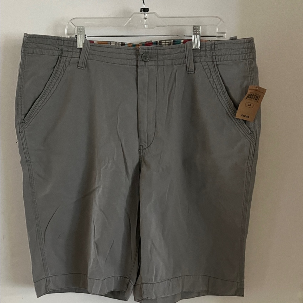 Lucky Brand Men's Gray Flat Front Shorts